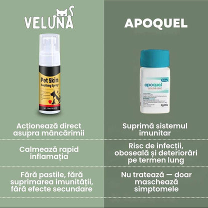 Veluna Spray pentru pielea câinilor aprobat de veterinar