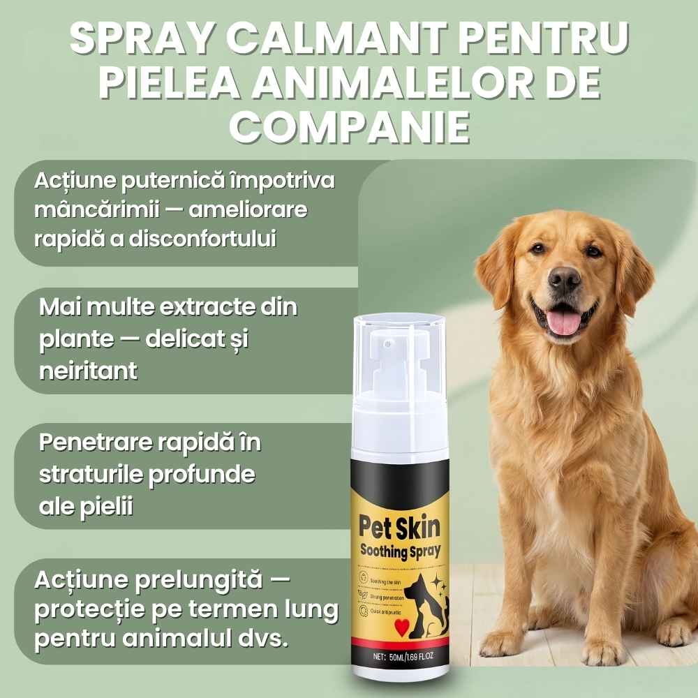 Veluna Spray pentru pielea câinilor aprobat de veterinar