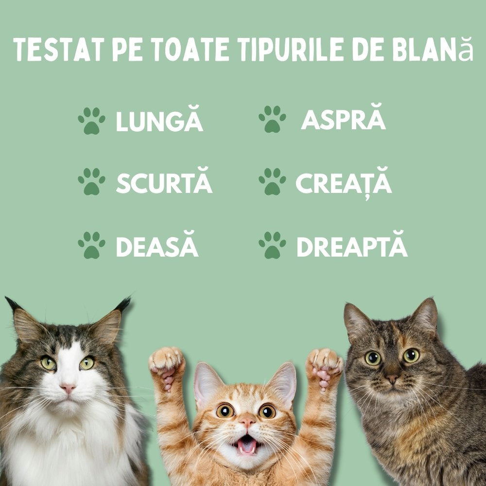 Veluna Steam Brush pentru Pisici