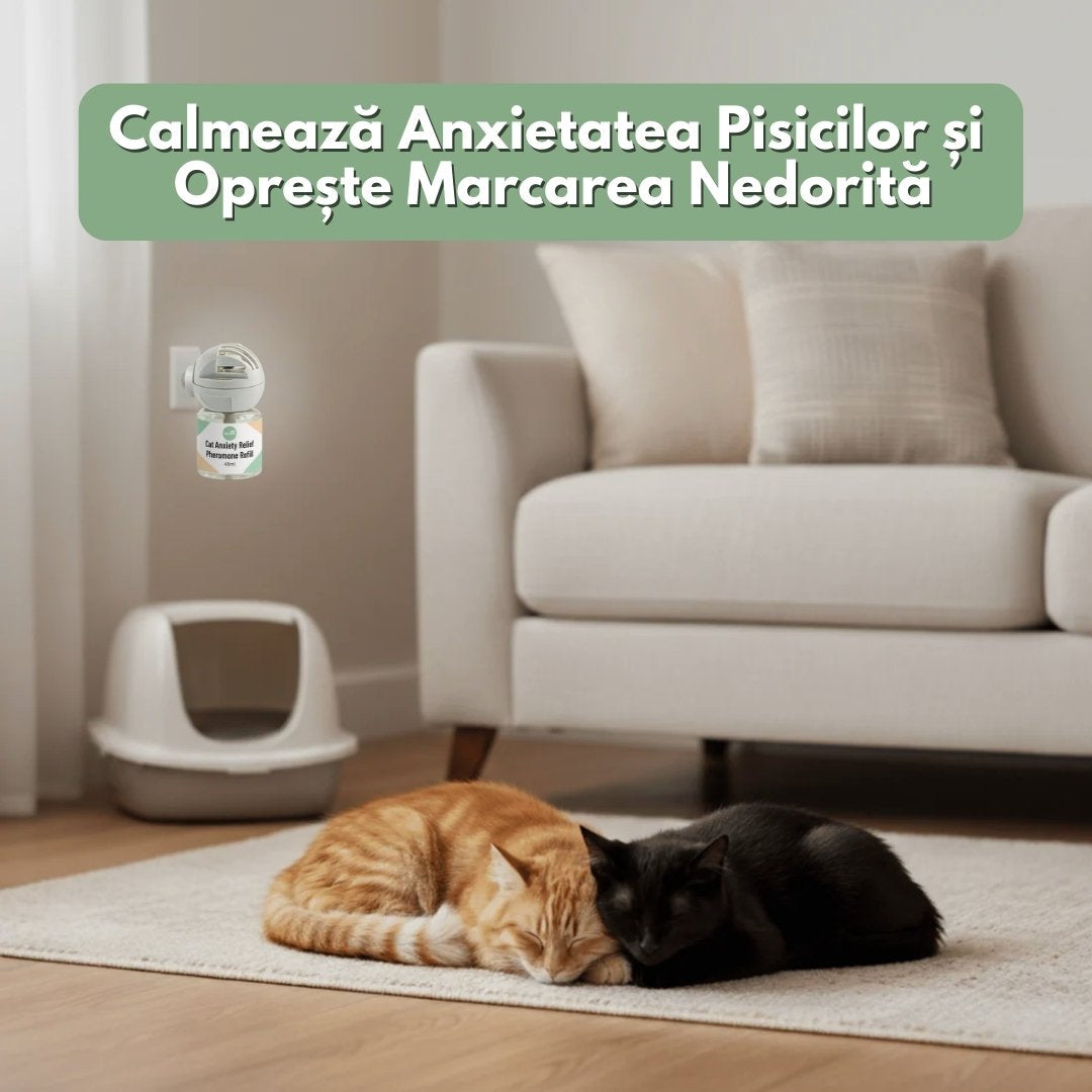 Difuzor Cu Feromoni Pentru Reducerea Anxietății La Pisici